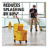 WaveBrake 2.0 Bucket/Wringer Combos, Side-Press, 26 qt, Plastic, Yellow (FG748000YEL)