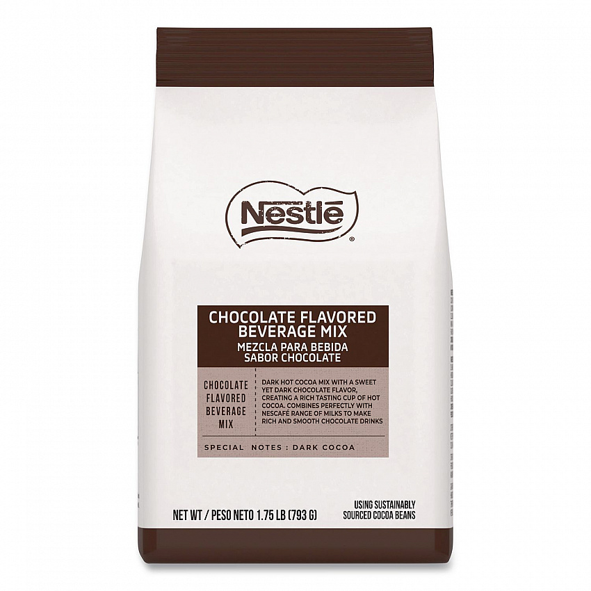 Premium Hot Chocolate Mix, Rich Chocolate, 1.75 lb Bag, 6/Carton (81794CT)