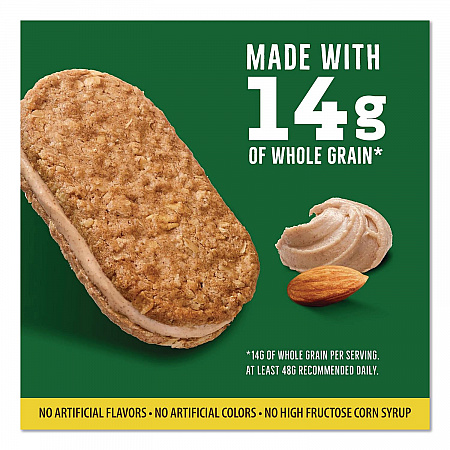 Biscuits, Cinnamon with Almond Butter, 1.35 oz Pouch, 30/Carton (22001046)