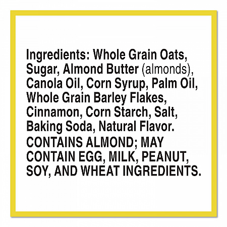 Biscuits, Cinnamon with Almond Butter, 1.35 oz Pouch, 30/Carton (22001046)