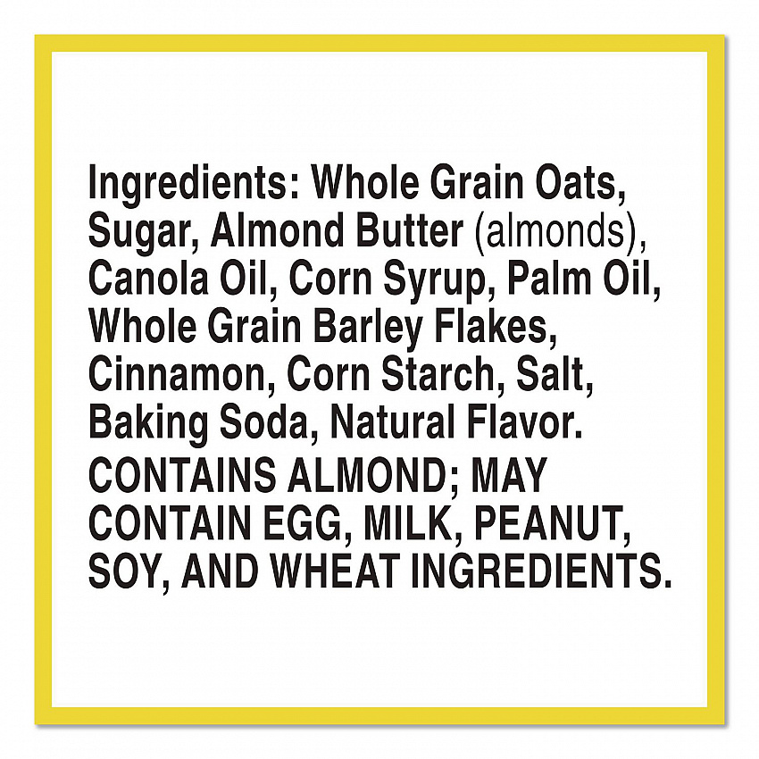 Biscuits, Cinnamon with Almond Butter, 1.35 oz Pouch, 30/Carton (22001046)