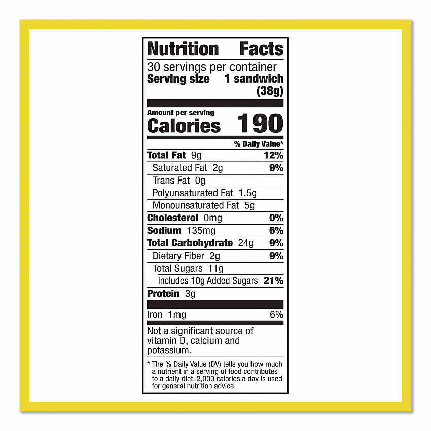 Biscuits, Cinnamon with Almond Butter, 1.35 oz Pouch, 30/Carton (22001046)