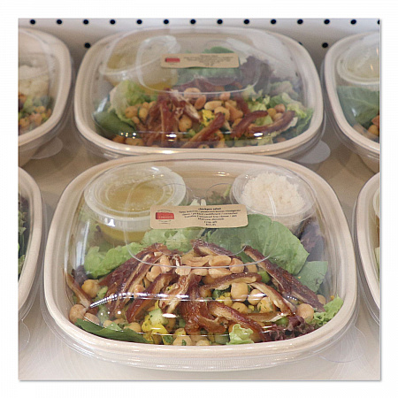 PLA Lids for Fiber Bowls, 8.8 x 8.8 x 1.4, Clear, 200/Carton (BQLCS24)
