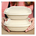 Fiber Bowls, 32 oz, 8.3 x 8.3 x 1.8, Natural, Paper, 400/Carton (BQSC32LFS)