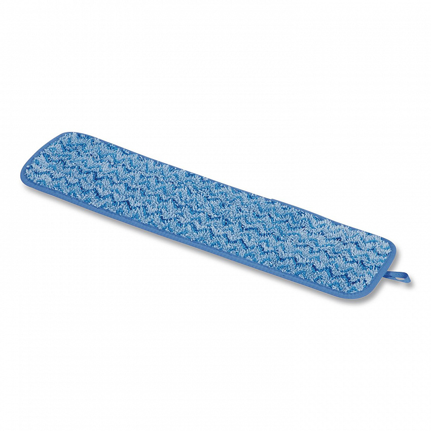 Microfiber Wet Room Pad, Split Nylon/Polyester Blend, 18", Blue, 12/Carton (Q41000BLU)