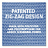 Microfiber Wet Room Pad, Split Nylon/Polyester Blend, 18