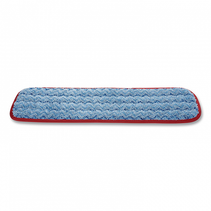 Microfiber Wet Mopping Pad, 18.5" x 5.5" x 0.5", Red (Q410RED)