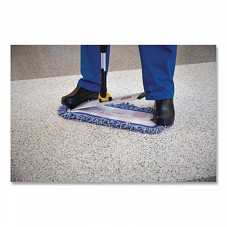 HYGEN Quick Connect Single-Sided Frame, Wet/Dry Mop 17.19 x 3, Aluminum, Yellow (Q560)