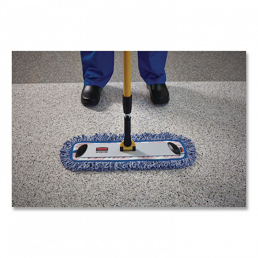 HYGEN Quick Connect Single-Sided Frame, Wet/Dry Mop 17.19 x 3, Aluminum, Yellow (Q560)