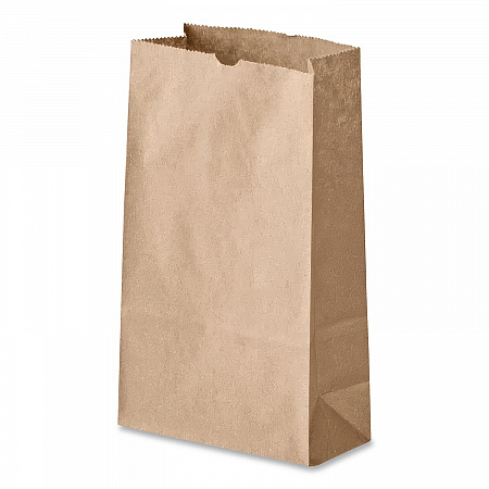 Grocery Paper Bags, 5# Size, 35# Basis Weight, 5.25