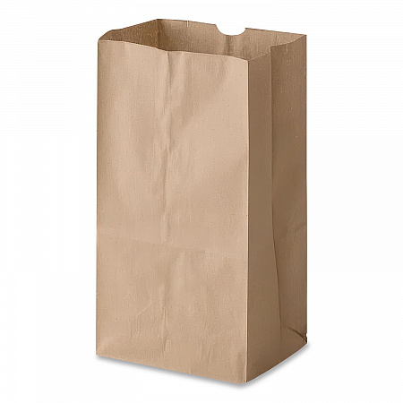Grocery Paper Bags, 5# Size, 35# Basis Weight, 5.25