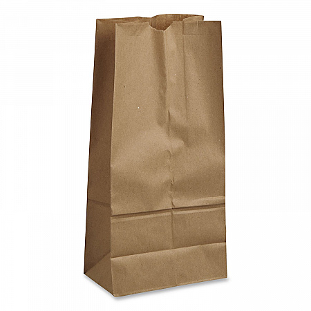 Grocery Paper Bags, 16# Size, 40# Basis Weight, 7.75