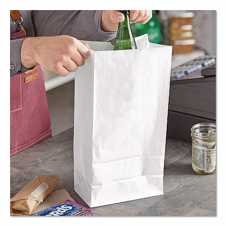 Grocery Paper Bags, 20# Size, 40# Basis Weight, 8.25