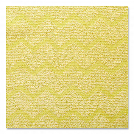 Reusable Cleaning Cloths, Microfiber, 16 x 16, Yellow, 12/Carton (Q610)