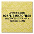 Reusable Cleaning Cloths, Microfiber, 16 x 16, Yellow, 12/Carton (Q610)