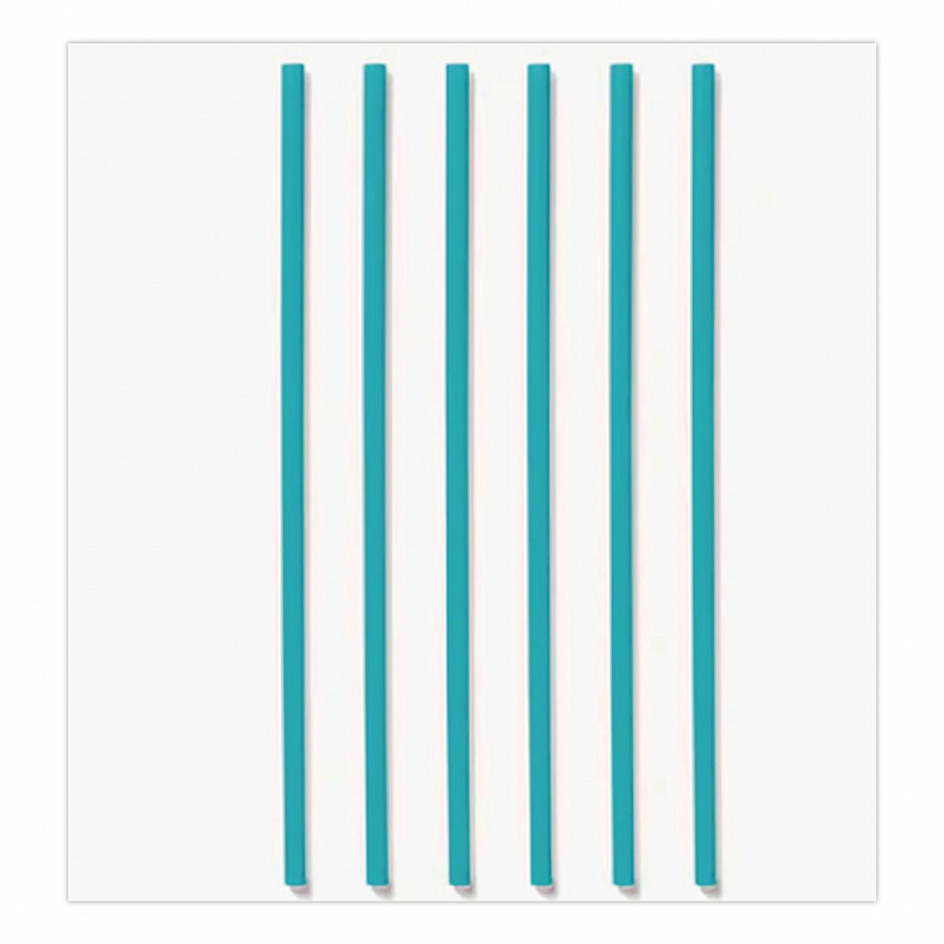 Marine Biodegradable Straws, 10.25", PHA, Ocean Blue, Wrapped, 250/Box, 8 Boxes/Carton (511168)