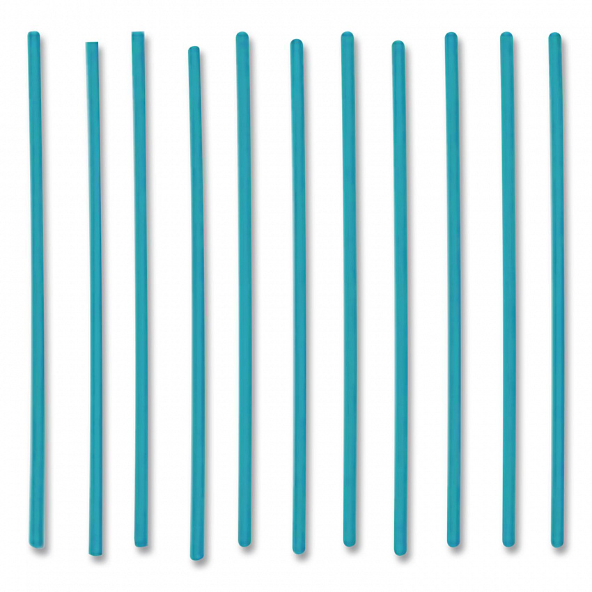 Marine Biodegradable Stir Straws, 5", PHA, Ocean Blue, 1000/Box, 6 Boxes/Carton (511170)
