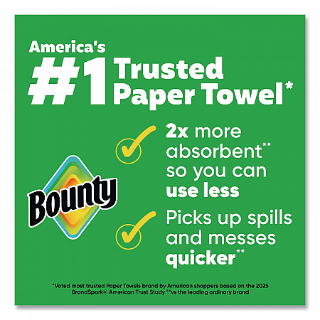 Kitchen Roll Paper Towels, 2-Ply, White, 10.5 x 11, 75 Sheets/Roll, 4 Triple Rolls/Pack, 6 Packs/Carton (16007)
