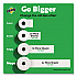 Kitchen Roll Paper Towels, 2-Ply, White, 10.5 x 11, 75 Sheets/Roll, 4 Triple Rolls/Pack, 6 Packs/Carton (16007)