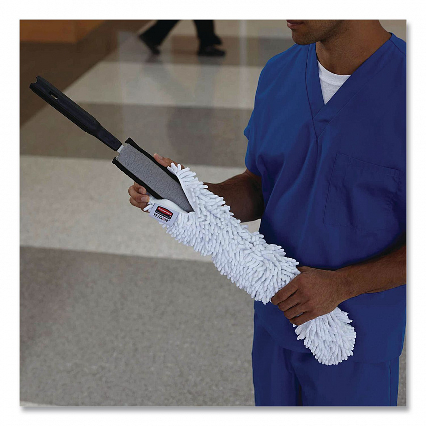 HYGEN Quick-Connect Flexible Dusting Wand, 28.38" Handle (Q852WHI)