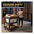 BRUTE 3-Shelf Heavy-Duty Ergo Lipped Utility Cart, Resin, 3 Shelves, 600 lb Capacity, 25.24