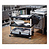 Three-Shelf Service Cart, Plastic, 3 Shelves, 200 lb Capacity, 18.63