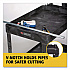 BRUTE Heavy-Duty Utility Cart with Lipped Shelves, Plastic, 2 Shelves, 500 lb Capacity, 25.9
