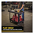 Flat Shelf Utility Cart, Plastic, 2 Shelves, 500 lb Capacity, 25.25