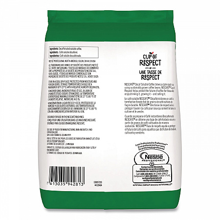 Bulk Decaf Ground Coffee, Arabica, 8.81 oz Bag, 4/Carton (72091CT)