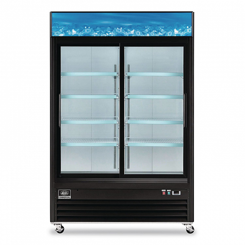 Nexel Merchandiser Refrigerator, 45 cu ft, Black (243006)