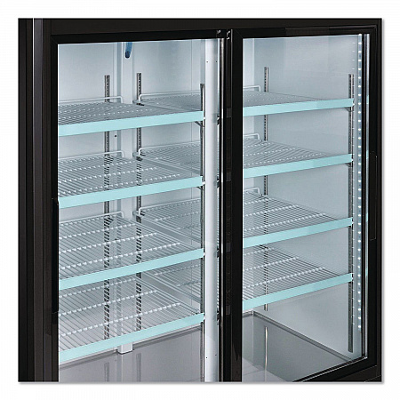 Nexel Merchandiser Refrigerator, 45 cu ft, Black (243006)