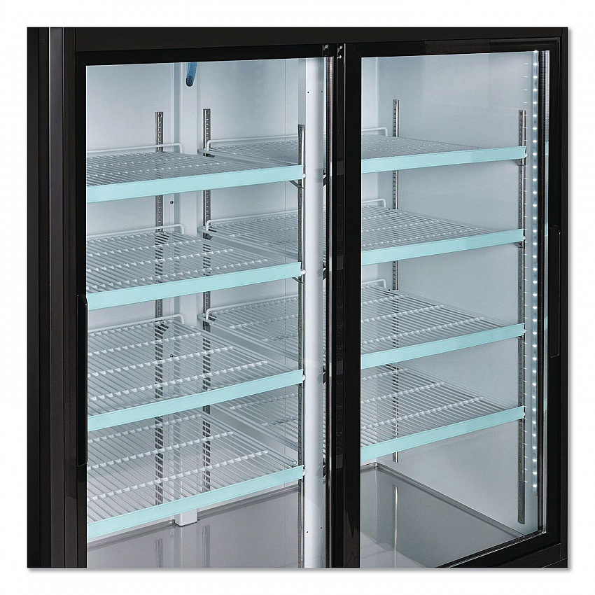 Nexel Merchandiser Refrigerator, 45 cu ft, Black (243006)