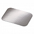 Laminated Board Lid, 7 x 5, Silver/White, Aluminum, 500/Carton (2060L)