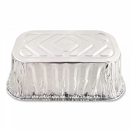 Aluminum Baking Pan, #1 Loaf, 1 lb Capacity, 5.72 x 3.31 x 2.03, 200/Carton (31730)