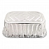 Aluminum Baking Pan, #1 Loaf, 1 lb Capacity, 5.72 x 3.31 x 2.03, 200/Carton (31730)
