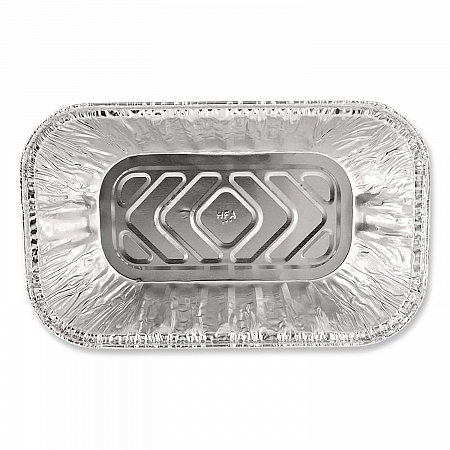 Aluminum Baking Pan, #1 Loaf, 1 lb Capacity, 5.72 x 3.31 x 2.03, 200/Carton (31730)