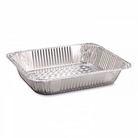 Aluminum Steam Table Pans, Half Size Deep, 2.56