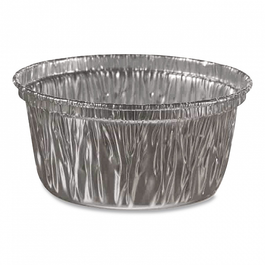 Aluminum Baking Cups, 4 oz, 3.38" Diameter x 1.56" h, 1,000/Carton (34130)