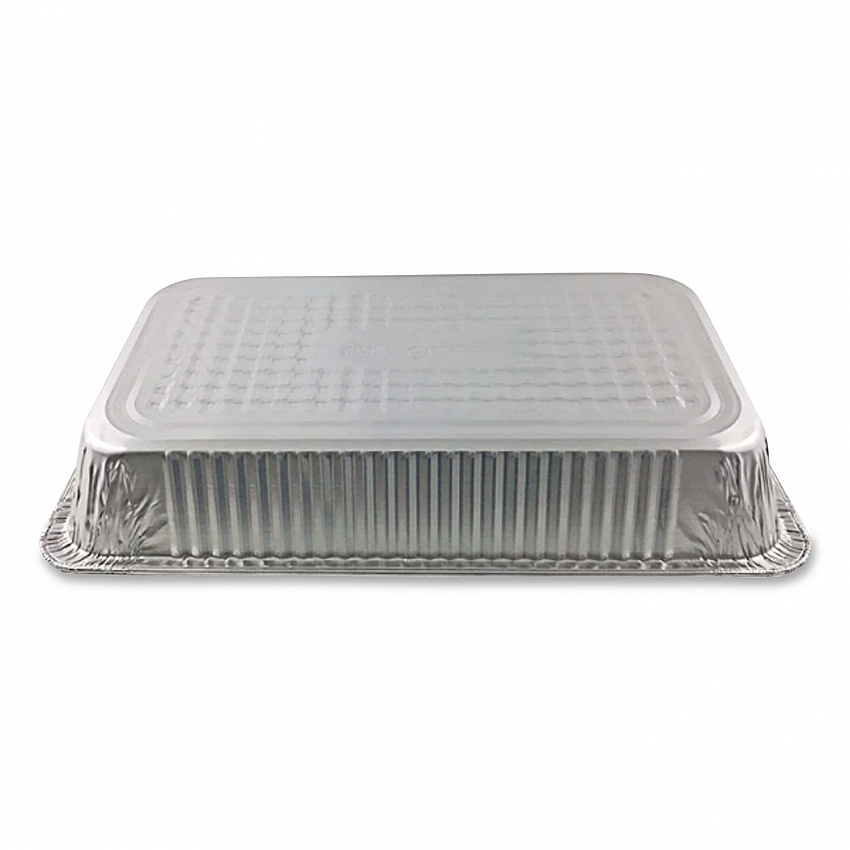 Aluminum Steam Table Pans, Full-Size Deep, 65 Gauge, 3.19" Deep, 12.19 x 20.75, 50/Carton (201970)