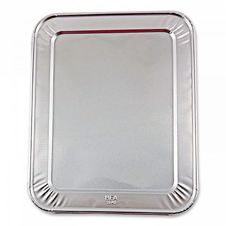 Steam Pan Foil Lids, Fits Half-Size Pan, 25 Gauge, 12.81 x 10.44, 100/Carton (204900)