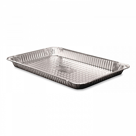 Aluminum Steam Table Pans, Full-Size Shallow, 1.63