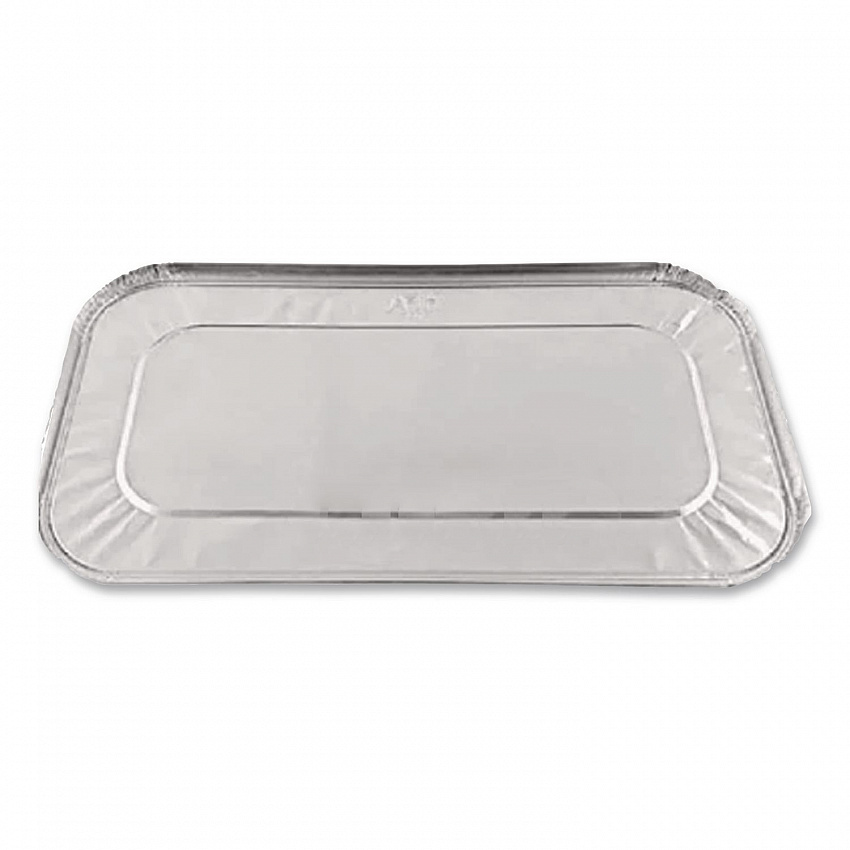 Steam Pan Foil Lids, Fits One-Third Size Pan, 0.5" Deep, 6.4 x 12.7, 200/Carton (403025)