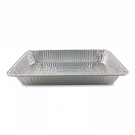 Aluminum Steam Table Pans, Full-Size Deep, 60 Gauge, 3.19