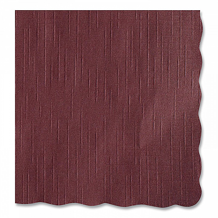 Placemats, Smooth Surface, Scalloped Edges, 13.5