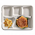 Savaday Molded Fiber Dinnerware, 5-Compartment Plate, Paper, 10.5
