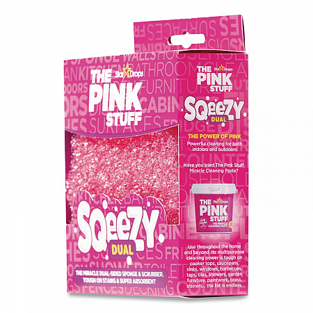 Sqeezy Dual-Sided Sponge and Scrubber, 4