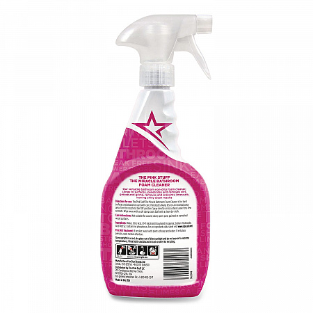 Miracle Bathroom Foam Cleaner, Fruity Scent, 25.4 oz Trigger Spray Bottle, 4/Carton (823787CT)