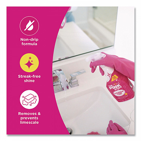 Miracle Bathroom Foam Cleaner, Fruity Scent, 25.4 oz Trigger Spray Bottle, 4/Carton (823787CT)