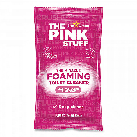 Miracle Power Foaming Toilet Cleaner, Fruity Scent, 3.5 oz Packet, 2 Packets/Box (824996)