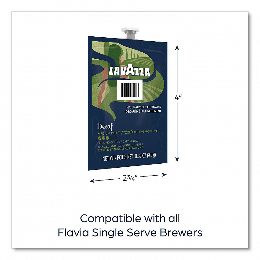 Lavazza Decaf Freshpack, 76/Carton (48747)